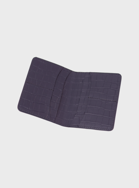 Portfel SIMPLE navy blue croco Portfel SIMPLE navy blue croco