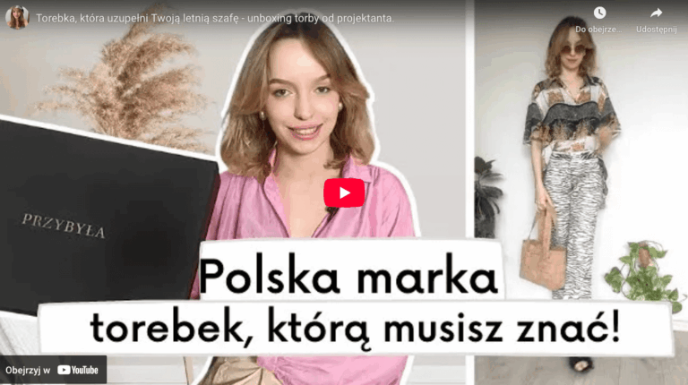 Magdalena Moćko i&nbsp;torebka XY SMALL CORK – prezentacja wideo