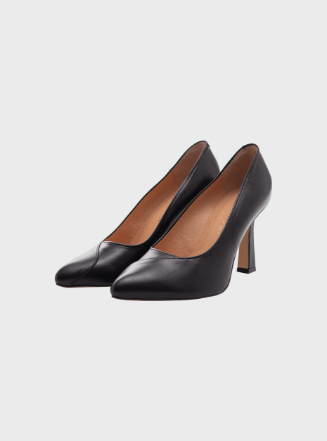 Buty na obcasie czarne 1 Buty na obcasie czarne 1