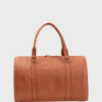 Travel Bag light brown croco 1