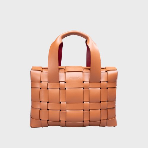 Torba XY MEDIUM ZIPPER cognac