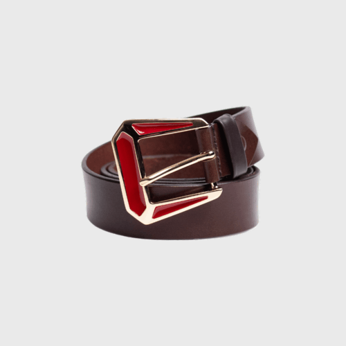 Pasek BABYLON gold-red-brown 2