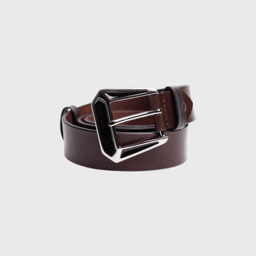 Pasek BABYLON silver-black-brown 2