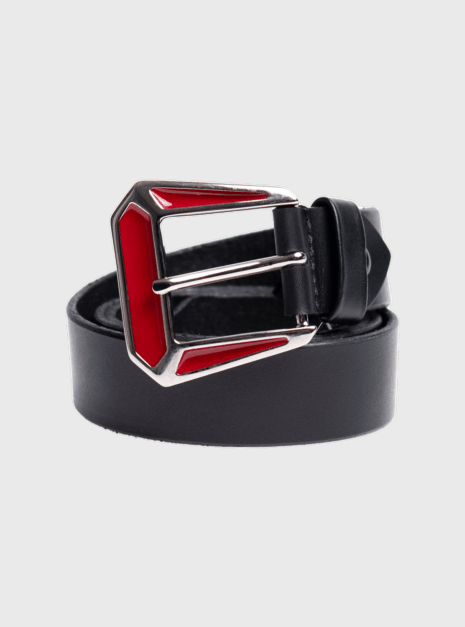 Pasek BABYLON silver-red-black 1 Pasek BABYLON silver-red-black 1