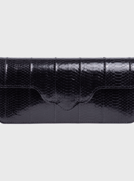 Torebka ARC MINI LONG wąż czarny 1 Torebka ARC MINI LONG wąż czarny 1