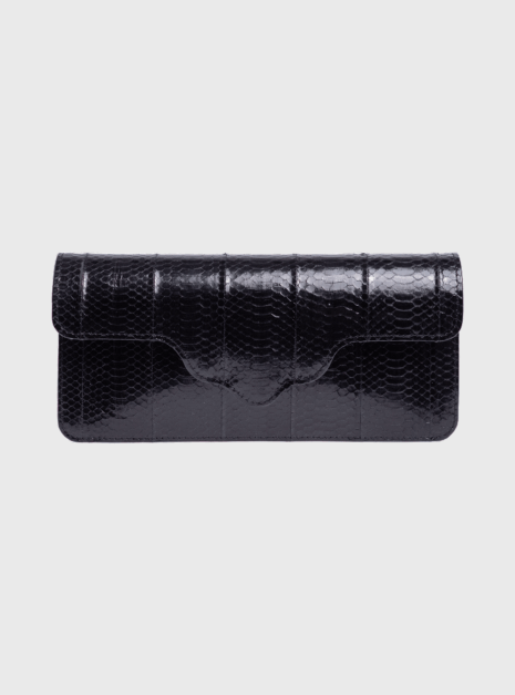 Torebka ARC MINI LONG wąż czarny 2 Torebka ARC MINI LONG wąż czarny 2