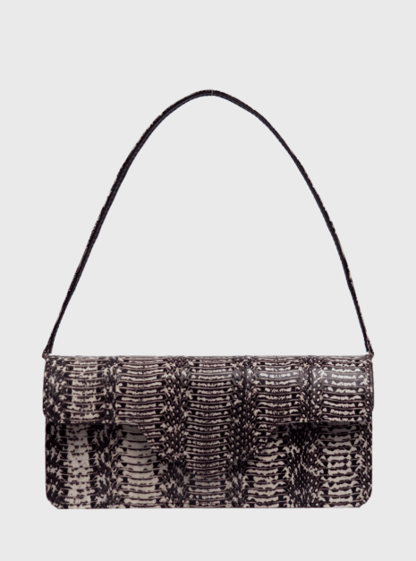 Torebka ARC MINI LONG wąż czarny 7 Torebka ARC MINI LONG wąż czarny 7