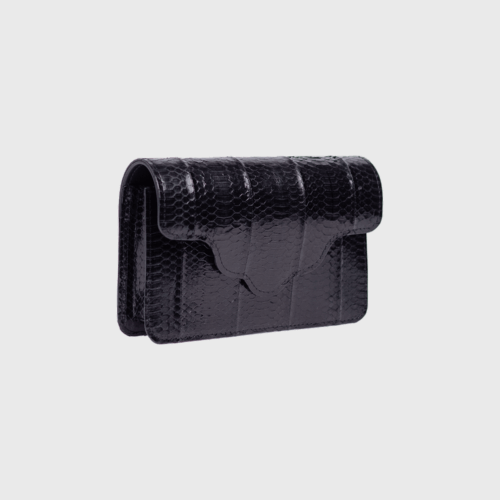 Torebka ARC MINI wąż czarny 3